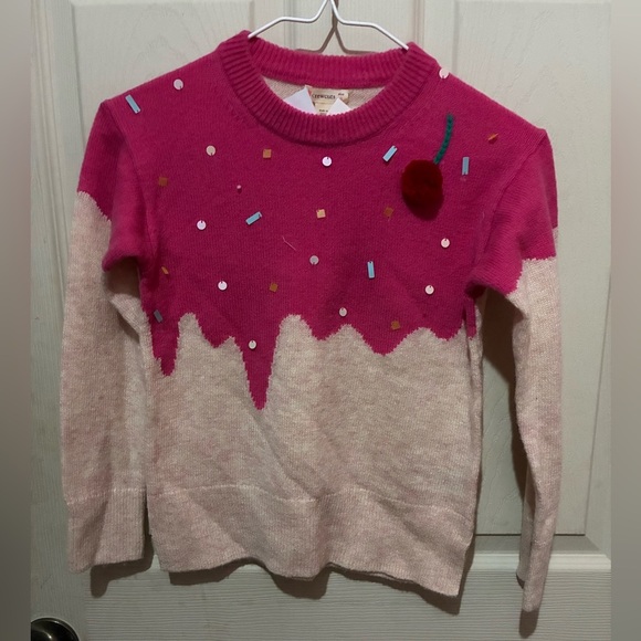 Icecream sundae sweater with sprinkles and cherry - Picture 2 of 4